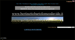 Desktop Screenshot of bertinettobartolomeodavide.it